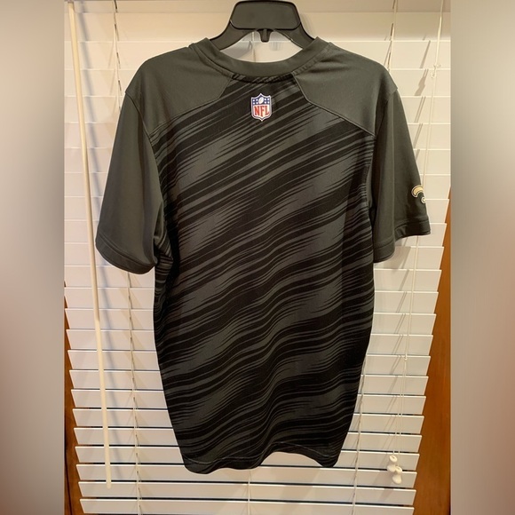 Nike NFL On Field Apparel Dri-Fit Saints Shirt Size Large - Picture 2 of 5